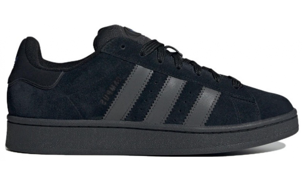 Adidas campus all black best sale